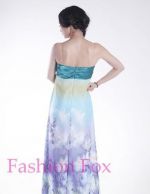 Krásne bielo - zelené spoločenské šaty veľkosť M