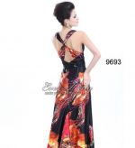 Krásne čierno- farebné šaty veľkosť M