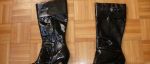 Predám čierne čižmy na miernej platforme