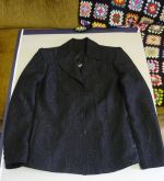 Čierne dámske sako