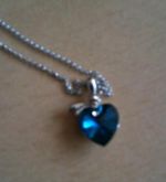 Náhrdelník Srdiečko s kamienkom