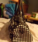 Čierno-biela kabelka