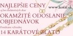 Najlepšie zľavy na zlaté šperky zo 14k zlata Korai
