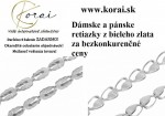 Retiazky z bieleho zlata Korai